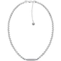 Tommy Hilfiger Edelstahlkette SS24 SNAKE, 2780872, 2780873, mit Glasstein silberfarben