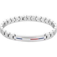 Tommy Hilfiger Armband Schmuck Edelstahl Armschmuck Gliederkette DRESSED blau|rot|silberfarben