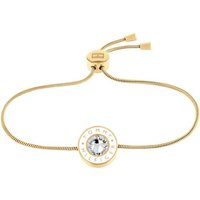 Tommy Hilfiger Armkette LAYERED ENAMEL, 2780805, 2780806, mit Glasstein und Emaille gelb|goldfarben