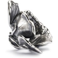 Trollbeads Kettenanhänger Blume der Fantasie Anhänger, TAGPE-00079 silberfarben