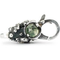 Trollbeads Kettenverlängerung Engel der Lüfte Verschluss, TAGLO-00095 grün|silberfarben