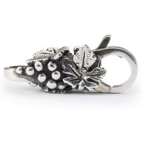 Trollbeads Kettenverlängerung Weinblatt Verschluss, TAGLO-00107 silberfarben