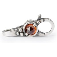 Trollbeads Kettenverlängerung Mut & Freiheit Verschluss, TAGLO-00108 braun|lila|rot|silberfarben