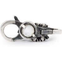 Trollbeads Kettenverlängerung Schneeball Verschluss, TAGLO-00111 beige|silberfarben