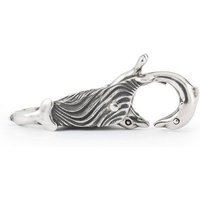 Trollbeads Kettenverlängerung Verspielte Delphine Verschluss, TAGLO-00104 silberfarben