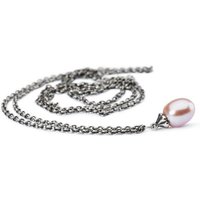 Trollbeads Kette mit Anhänger Fantasy Halskette mit rosa Perle, TAGFA-00052