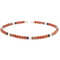 Trollbeads Collier Traumhafte Lebensfreude Collier, TSTNE-00009 braun|rot