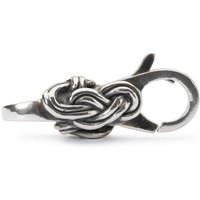 Trollbeads Kettenverlängerung Savoy Knoten Verschluss, TAGLO-00062 silberfarben