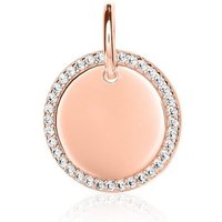 Unique Kettenanhänger Anhänger Silber SP1005-R rosa