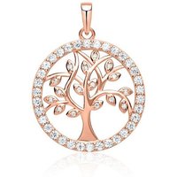 Unique Kettenanhänger Anhänger Silber SP0793 rosa