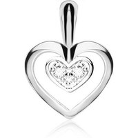 Unique Kettenanhänger Diamantanhänger 585er Gold DP0262-W silberfarben