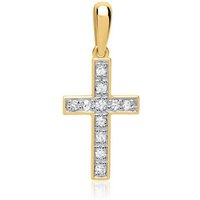 Unique Kettenanhänger Diamantanhänger 585er Gold DP0083