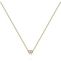 CHRIST Collier CHRIST Damen-Kette 585er Gelbgold 1 Diamant gelb|goldfarben