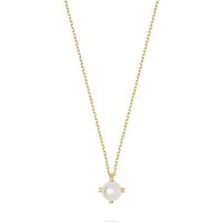 CHRIST Goldkette CHRIST Damen-Kette 375er Gelbgold Süßwasserperle gelb|goldfarben