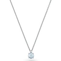 CHRIST Collier CHRIST Damen-Kette 585er Weißgold 1 Diamant goldfarben