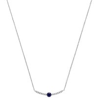 CHRIST Collier CHRIST Damen-Kette 375er Weißgold 14 Diamant goldfarben