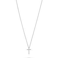 CHRIST Goldkette CHRIST Damen-Kette Collier Kreuz weiß