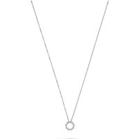 CHRIST Collier CHRIST Damen-Kette 375er Weißgold 9 Diamant goldfarben