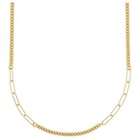 CHRIST Silberkette CHRIST Damen-Kette 925er Silber goldfarben