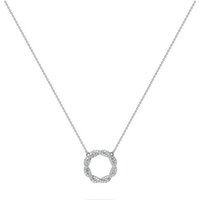 CHRIST Collier CHRIST Damen-Kette 585er Weißgold 64 Diamant goldfarben