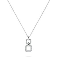 CHRIST Collier CHRIST Damen-Kette 585er Weißgold 27 Diamant goldfarben