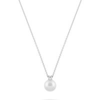 CHRIST Goldkette CHRIST Damen-Kette 375er Weißgold 1 Süßwasserperle weiß
