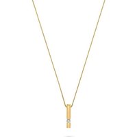 CHRIST Collier CHRIST Damen-Kette 1 Diamant gelb|goldfarben