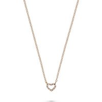 CHRIST Collier CHRIST Damen-Kette 375er Roségold 10 Diamant goldfarben