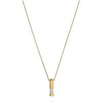 CHRIST Collier CHRIST Damen-Kette 1 Diamant gelb|goldfarben
