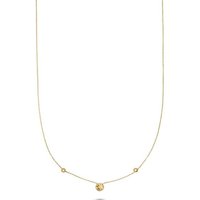 CHRIST Collier CHRIST Damen-Kette 375er Gelbgold Citrin gelb|goldfarben