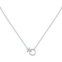 CHRIST Silberkette CHRIST Damen-Kette 925er Silber, recycelt Zirkonia silberfarben