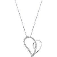 CHRIST Silberkette CHRIST Damen-Kette 925er Silber, recycelt Zirkonia silberfarben