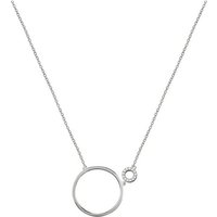 CHRIST Silberkette CHRIST Damen-Kette 925er Silber, recycelt Zirkonia silberfarben