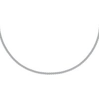 CHRIST Silberkette CHRIST Damen-Kette 925er Silber, recycelt Zirkonia silberfarben