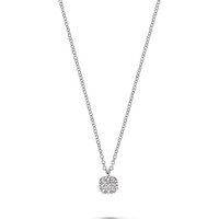 CHRIST Collier CHRIST Damen-Kette 375er Weißgold 9 Diamant goldfarben