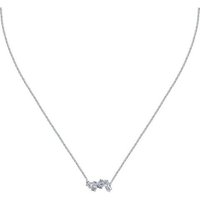 CHRIST Silberkette CHRIST Damen-Kette 925er Silber, recycelt Zirkonia silberfarben