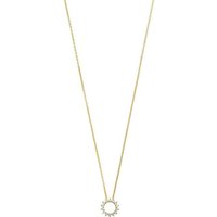 CHRIST Collier CHRIST Damen-Kette 375er Gelbgold 14 Diamant gelb|goldfarben