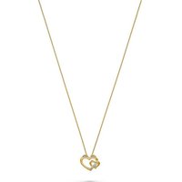 CHRIST Collier CHRIST Damen-Kette 375er Gelbgold 1 Diamant gelb|goldfarben