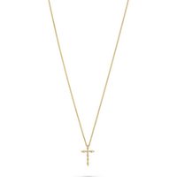 CHRIST Goldkette CHRIST Damen-Kette Collier Kreuz gelb|goldfarben