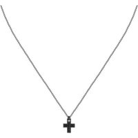 CHRIST Collier CHRIST Herren-Kette 925er Silber grau