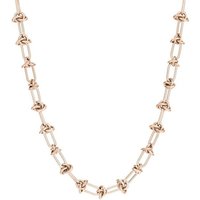 Liebeskind Berlin Edelstahlkette Halskette rosa