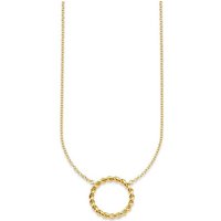 Bruno Banani Kette mit Anhänger Schmuck Geschenk Silber 925 Halsschmuck Halskette Ankerkette gelb|goldfarben