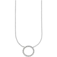 Bruno Banani Kette mit Anhänger Schmuck Geschenk Silber 925 Halsschmuck Halskette Ankerkette silberfarben