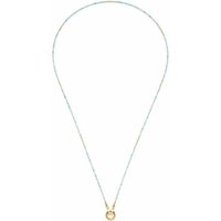 LEONARDO Edelstahlkette Leonardo Damen-Kette Edelstahl blau