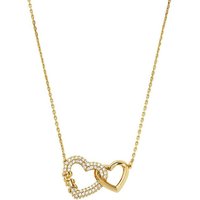 MICHAEL KORS Collier Michael Kors Damen-Kette 925er Silber Zirkonia goldfarben