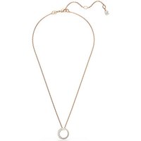 Swarovski Goldkette weiß