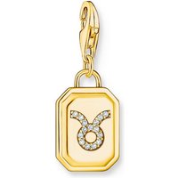 THOMAS SABO Kettenanhänger Thomas Sabo Damen-Charm 925er Silber Zirkonia bunt