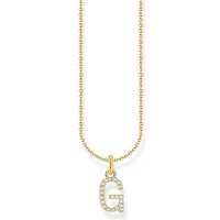 THOMAS SABO Silberkette Thomas Sabo Damen-Kette 925er Silber Zirkonia silberfarben