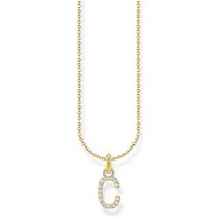 THOMAS SABO Silberkette Thomas Sabo Damen-Kette 925er Silber Zirkonia silberfarben