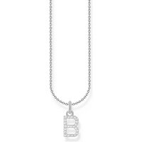 THOMAS SABO Silberkette Thomas Sabo Damen-Kette 925er Silber Zirkonia silberfarben